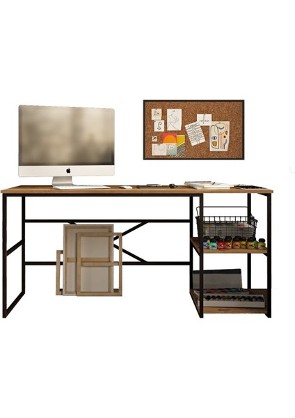 Atlantis 120CM Metal Çalışma Masası ATL28-A Çam indirimleri