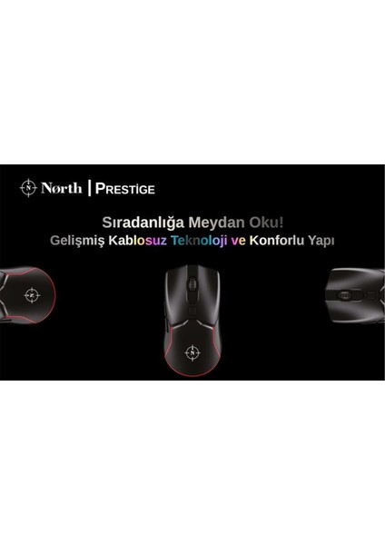 Prestige Premium Quality Kablosuz Oyuncu Mouse