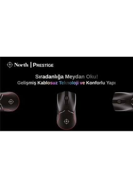 Prestige Premium Quality Kablosuz Oyuncu Mouse