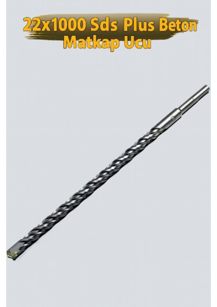 Sds Plus Beton Delme Matkap Ucu 22X1000 mm