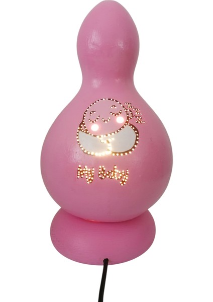 Bebeğim Benim Su Kabağı Abajur Kız Pembe fiyatları