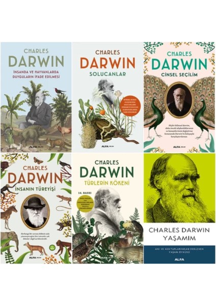 Charles Darwin 6 Kitap Set