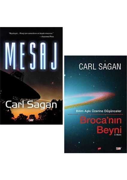 Carl Sagan 2 Kitap Set