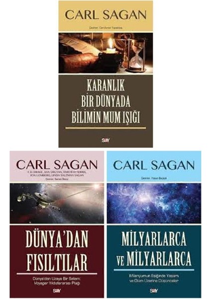 Carl Sagan 3 Kitap Set