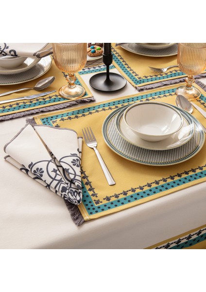 Safran Luxe, Premium Seri Sunum Peçetesi, Duck Keten Kumaş 40X40CM fırsatları