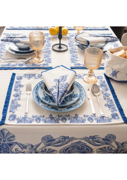 Safran Luxe, Premium Seri Sunum Peçetesi, Duck Keten Kumaş 40X40CM