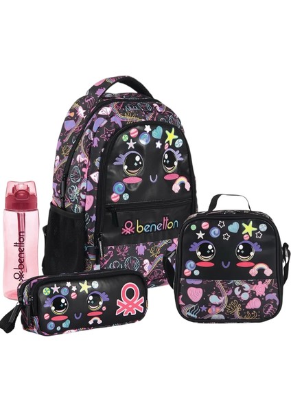 Kız Çocuk Okul Çanta Seti 4'lü