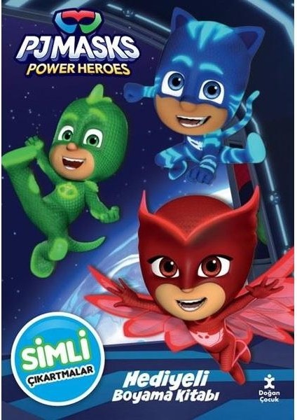 Pjmasks Power Heroes Simli ve Hediyeli Boyama Kitabı