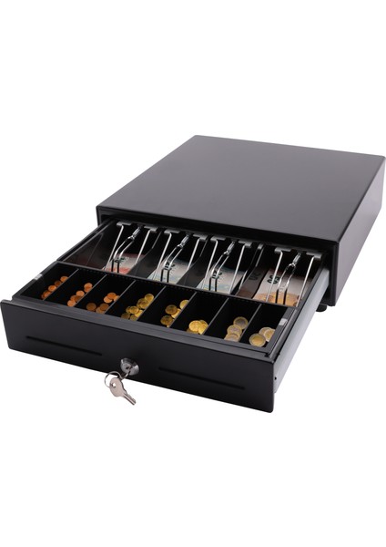 Sd 330A Metal Para Çekmecesi (8 Bozuk Para, 4 Kağıt Para Bölmeli)