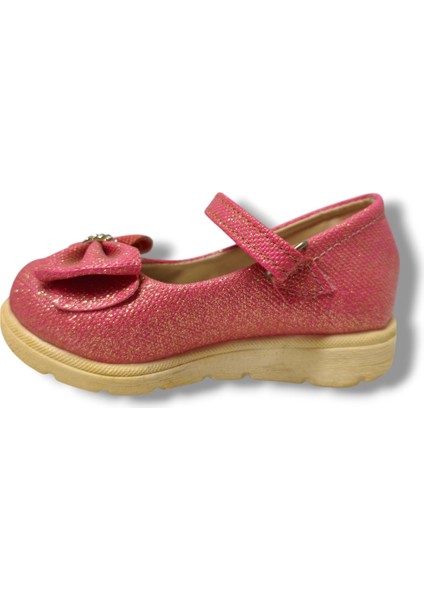 3037-20 Simli Deri Fiyonk Kız Çocuk Babet modelleri