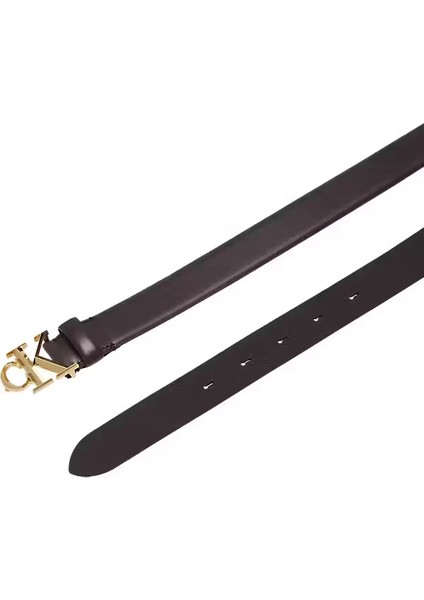Kadın Buckle 30 mm Logo Tokalı Kemer - Kahverengi modelleri