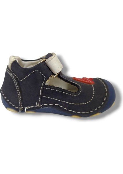 3034-20 4 Numara Cırtlı Çocuk Ayakkabı Lacivert Beyaz 18-20 modelleri
