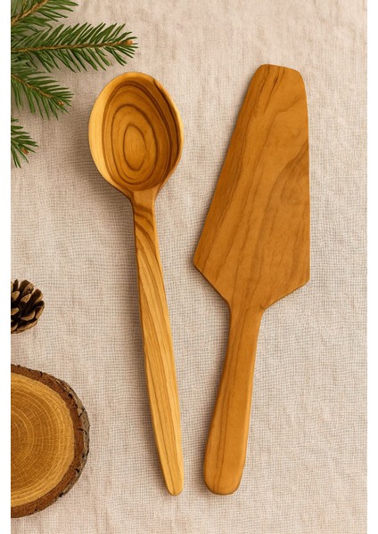 El Yapımı Zeytin Ağacı Ahşap Kaşık ve Spatula - Doğal, Sağlıklı ve Dayanıklı fiyatları