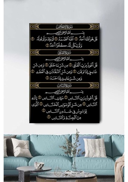 Ihlas Falak Nas Koruyucu Kanvas Tablo Ev Duvar Salon Ofis Dükkan Hediyelik Dekarasyon Ölçü Seçiniz.