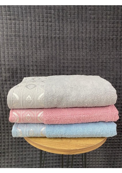 Göz Desen 3’lü Banyo Havlu Seti – 100X150 cm %100 Pamuk, Yumuşak Dokulu,desenli. fırsatları