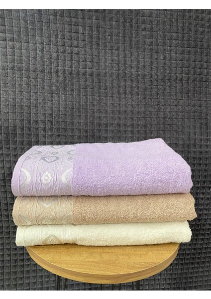 Göz Desen 3’lü Banyo Havlu Seti – 100X150 cm %100 Pamuk, Yumuşak Dokulu,desenli. fırsatları