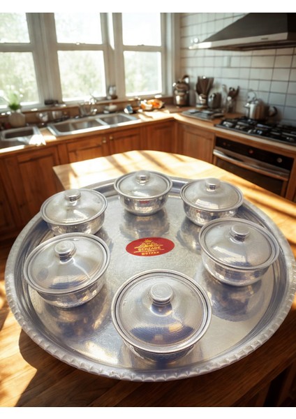 El Yapımı Alüminyum 6’lı Kapaklı Baharatlık Takımı fiyatları