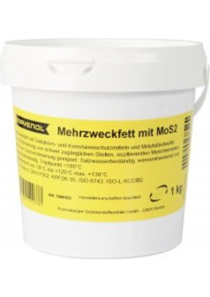 Mehrzweckfett Mos-2 Gres Yağı 1 kg