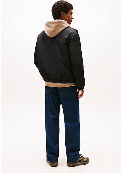 Erkek Dik Yaka Dolgulu Mont - Siyah modelleri