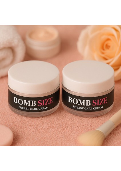 Bombsize Göğüs Büy.ütme Sıkıla.ştırıcı Bakım Kremi 50 ml x 2 Adet