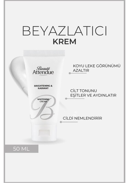 Beyazlatıcı, Cilt Tonu Eşitleyici Yüz Ve Vücut Kremi (KOLTUKALTI, DİRSEK VE GENİTAL BÖLGE) modelleri