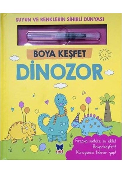 Dinozor Boya Keşfet Suyun ve Renklerin Sihirli Dünyası