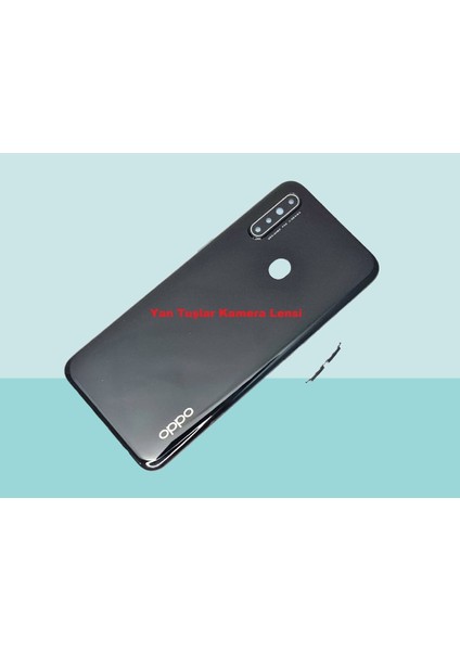- Oppo A31 Full Kasa Arka Kapak Batarya Kapağı - Siyah