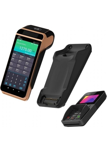 A910SF Android Yazarkasapos + S210 Pinpad +B910SF Iletişim ve Şarj Ünitesi