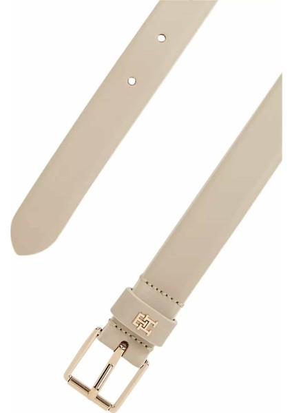 Kadın Monogram Detaylı 2.5 Kemer - Krem modelleri