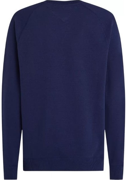 Erkek Regular Fit Monogram Logolu Esnek Sweatshirt - Lacivert fiyatları