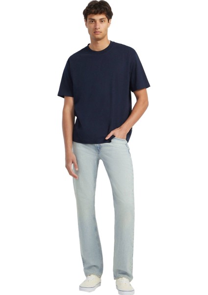 Erkek Gj Ss Cn Os Logolu Pamuk T-Shirt – Lacivert