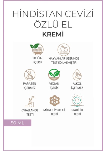 Nemlendirici Ve Besleyici Hindistan Cevizli El Kremi fırsatları