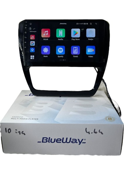 Skoda Yeti 2010-2017 Blueway 4-64 Profesyonel Oem Multimedia modelleri
