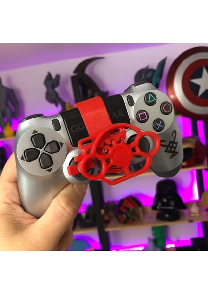Ps4 Dualshock Gamepad Uyumlu 3D Direksiyon Aparatı