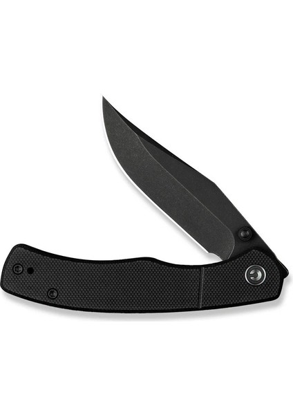 Clingman Front Flipper & Thumb Stud Knife All Black G10 Handle Çakı fırsatları