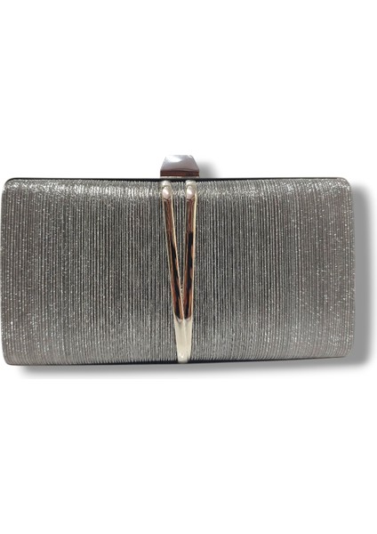 Varol 721-25 Lazer Simli Çelik Kasa Abiye Çanta