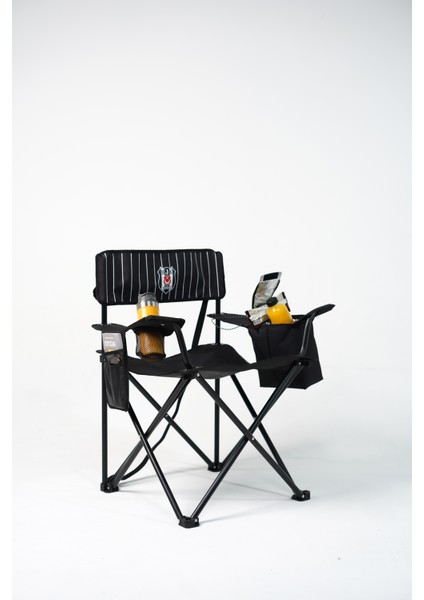 Beşiktaş Çizgili Soğutuculu Kamp Sandalyesi (Tk 110 Kg) fırsatları