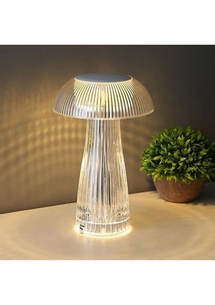 Çizgili Mantar Dekoratif Pilli LED Lamba fiyatları