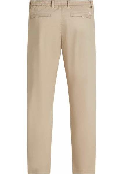 Erkek Regular Fit Bilek Boy Teknik Kumaş Pantolon - Bej fiyatları