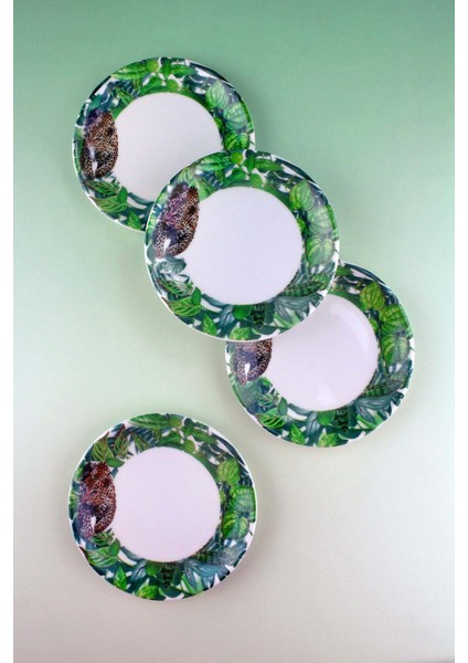 Green Botanik 4 Parça Pasta/kurabiye Tabağı fiyatları