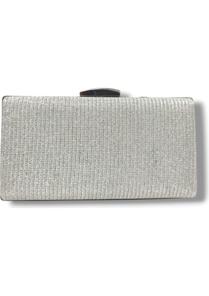 Varol 273-25 Çupra Simli Kumaş Çelik Kasa Abiye Çanta