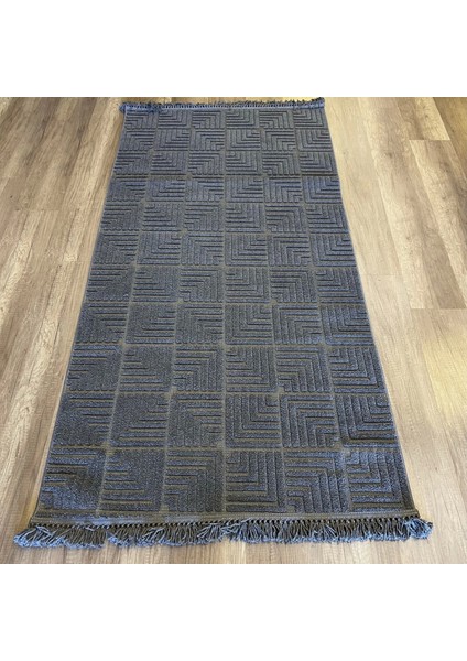 Design 1062 Antrasit Yumuşak Dokulu Desensiz Iskandinav Halı