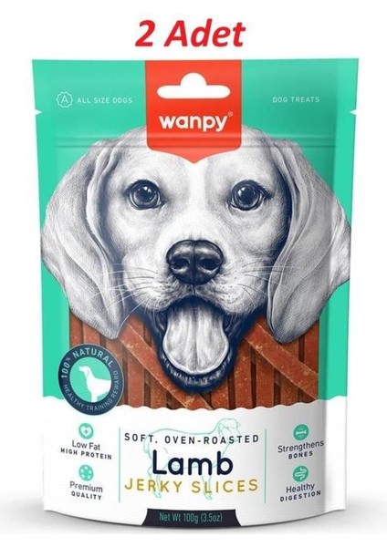 Yumuşak Kuzu Eti Dilimleri Köpek Ödülü 100 Gr*2 Adet