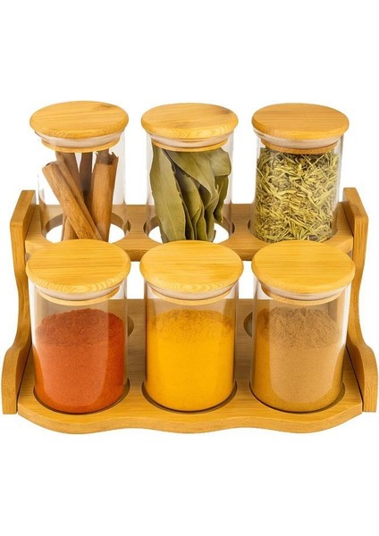 Loca - 6 Parça 2 Katlı Baharatlık Seti