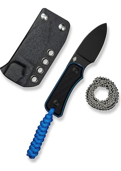 Baby Banter Fixed Blade Knife Black & Blue G10 Handle Bıçak modelleri
