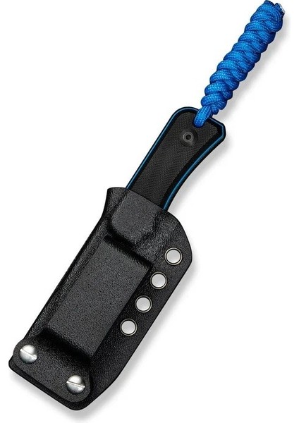 Baby Banter Fixed Blade Knife Black & Blue G10 Handle Bıçak indirimleri