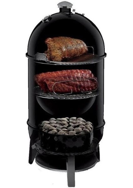 Smokey Mountain Cooker™ 47 cm (18") Dikey Tütsüleyici – Çift Izgara | Su Tavası | Düşük-Yavaş Usta fiyatları