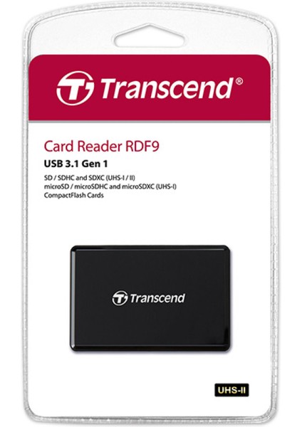 RDF9 USB 3.1 Gen1 UHS-II SD/MicroSD/CF Kart Okuyucu fırsatları