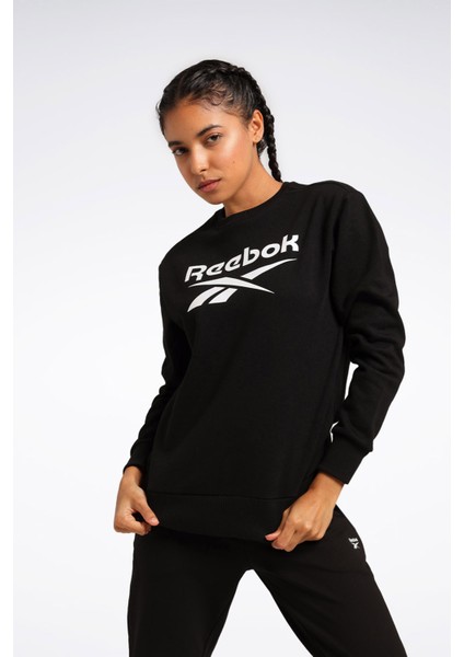 Rı Bl Fleece Crew Siyah Kadın Sweatshirt fiyatları