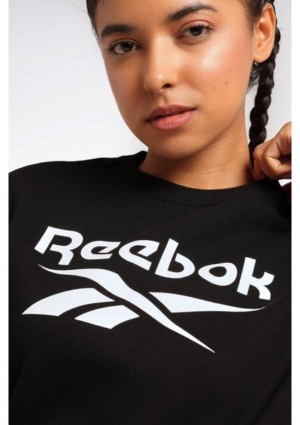 Rı Bl Fleece Crew Siyah Kadın Sweatshirt